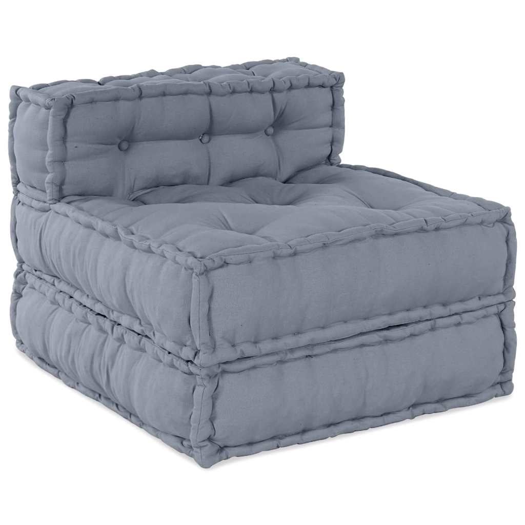 Vidaxl Modulares Stoffsofa Grau 70x70x56 cm - 34% Rabatt