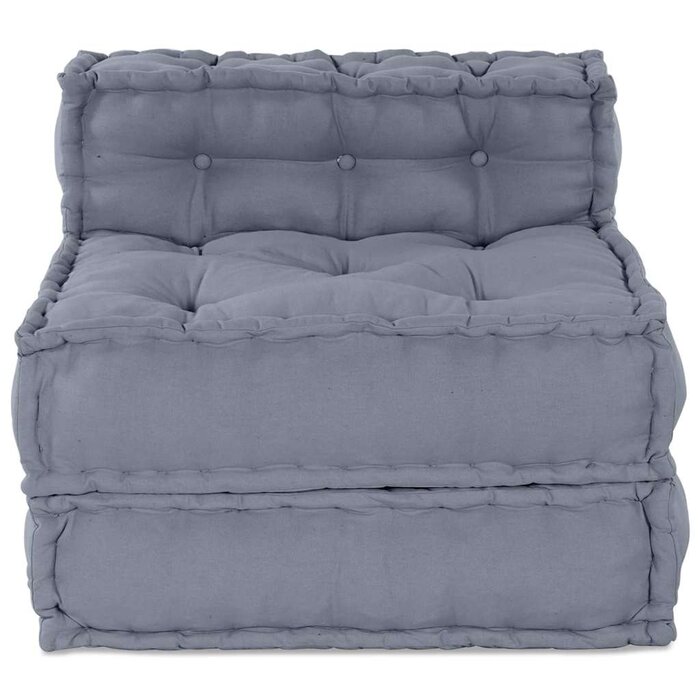 Vidaxl Modulares Stoffsofa Grau 70x70x56 cm - 34% Rabatt