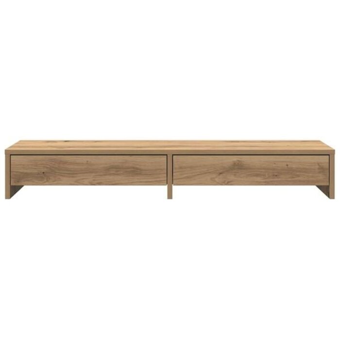 Vidaxl Monitorständer mit 2 Schubladen Artisan-Eiche 100cm - 33% Rabatt