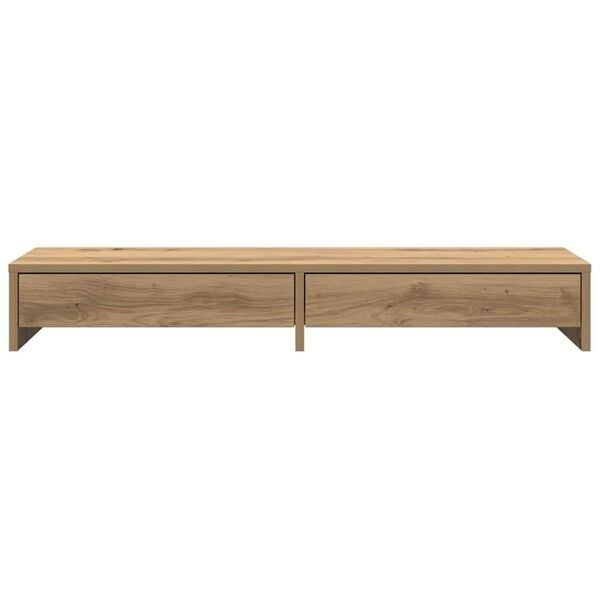 Vidaxl Monitorständer mit 2 Schubladen Artisan-Eiche 100cm - 33% Rabatt