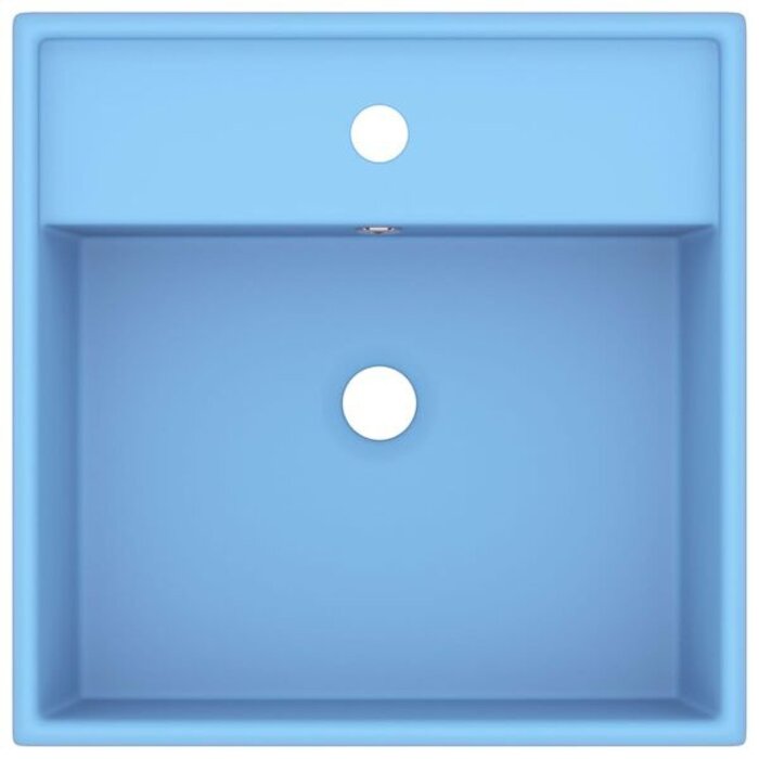 Vidaxl Quadratisches Keramik-Waschbecken, Matt-Hellblau, 41x41 cm - 34% Rabatt