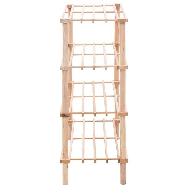 Vidaxl Schuhregal aus massivem Fichtenholz, 4 Ebenen, 74 x 67,5 cm - 32% Rabatt