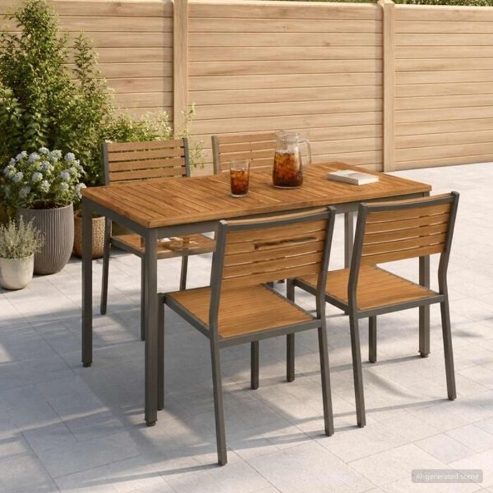 Vidaxl Gartentisch aus Akazienholz 108,5x55cm - 34% Rabatt