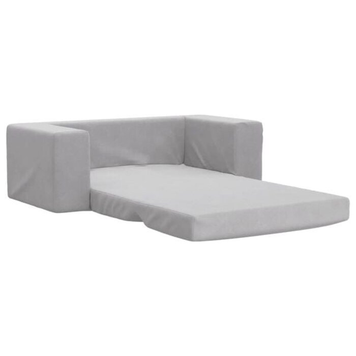 Vidaxl Gemütliches 2-Sitzer Kindersofa in Hellgrau - 32% Rabatt