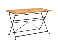 Vidaxl Klappbarer Gartentisch Akazie 120x70 cm - 35% Rabatt - Ausgepackt