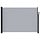 Ausziehbare Seitenmarkise 600 x 120 cm Grau - 34% Rabatt - Ausgepackt