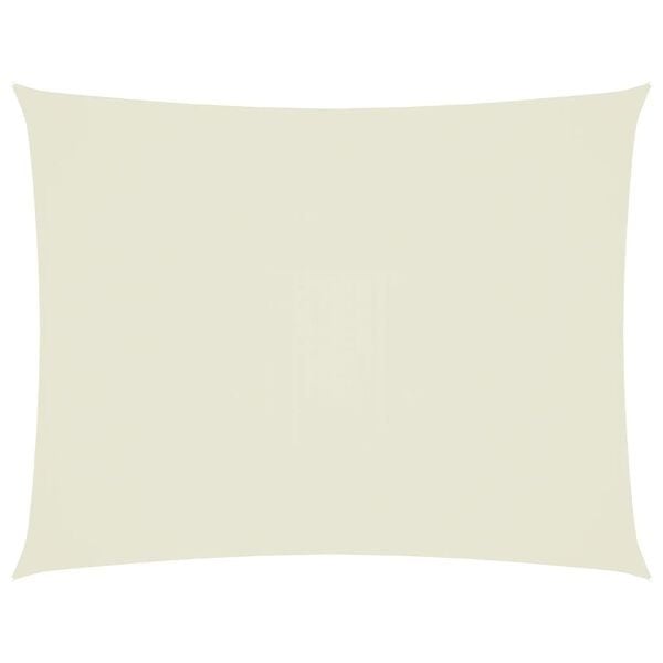 Vidaxl Rechteckiges Sonnensegel 4x5m in Creme - 34% Rabatt - Ausgepackt