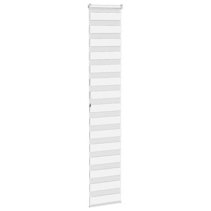 Vidaxl Zebra-Doppelrollo 45x200 cm Weiß - 30% Rabatt