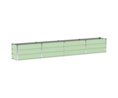 Vidaxl Pflanzkübel aus Stahl, Grün, 320 x 40 x 45 cm - 33% Rabatt