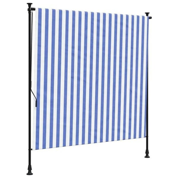 Vidaxl Außenrollo 200x270 cm Blau-Weiß - 35% Rabatt