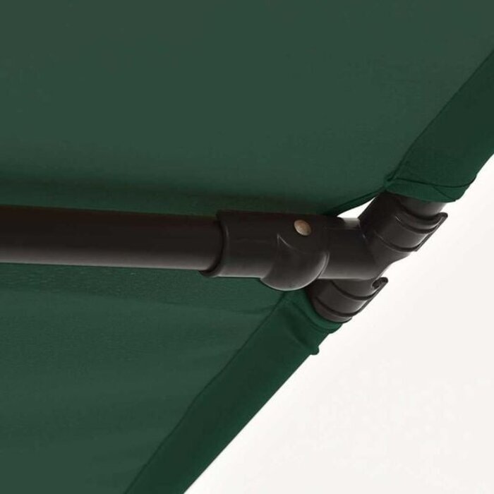 Vidaxl Sonnenschirm mit Aluminiummast 200 x 150 cm Grün - 33% Rabatt