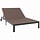 Doppelliege aus Poly-Rattan Braun - 35% Rabatt