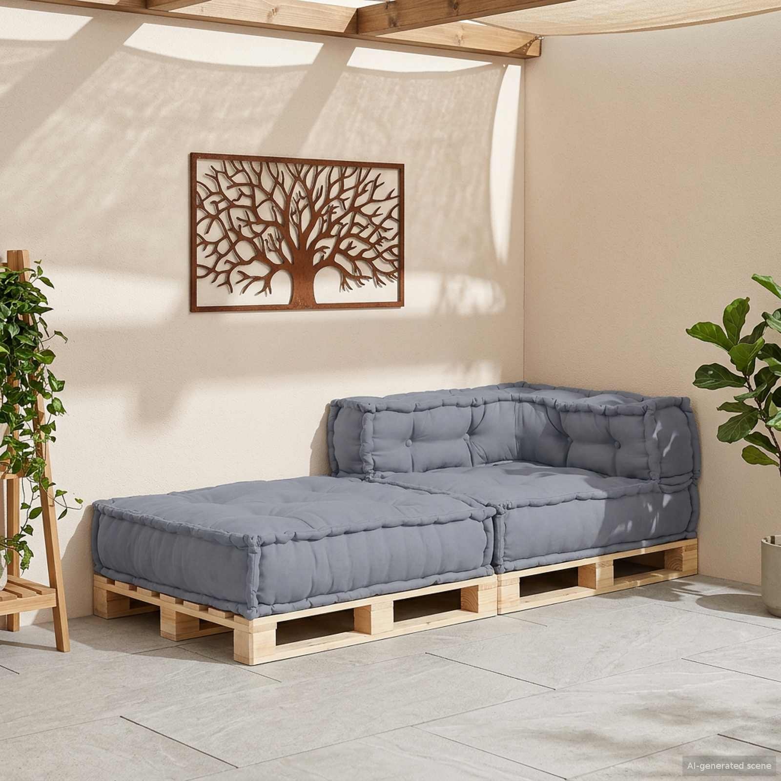 Vidaxl Modulares Stoffsofa 70x70cm Grau - 34% Rabatt - Outlet