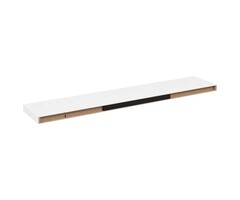 Vidaxl Schwebendes Wandregal 120x23,5 cm Hochglanz-Weiß - 38% Rabatt