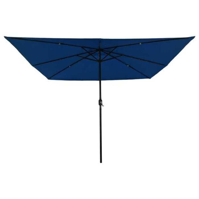 Vidaxl Garten-Ampelschirm 295x295cm Azurblau - 34% Rabatt
