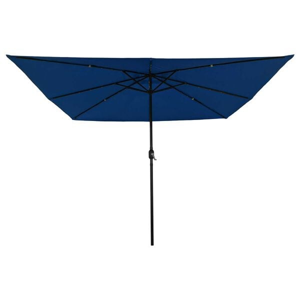 Vidaxl Garten-Ampelschirm 295x295cm Azurblau - 34% Rabatt
