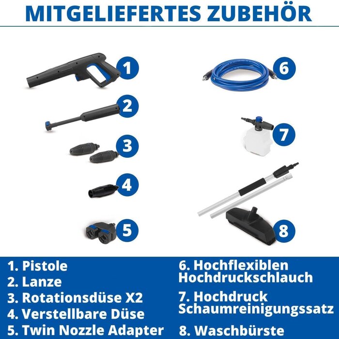Amazon Hochdruckreiniger Dualtech System 150 bar, 2500W - 30% Rabatt