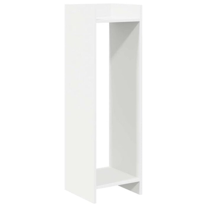 Vidaxl Moderner Pflanzenständer Weiß 30x30x100cm - Holz - 32% Rabatt