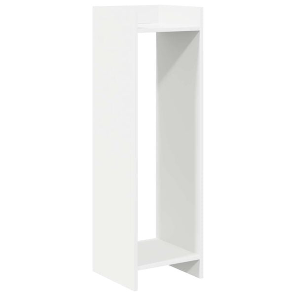 Vidaxl Moderner Pflanzenständer Weiß 30x30x100cm - Holz - 32% Rabatt