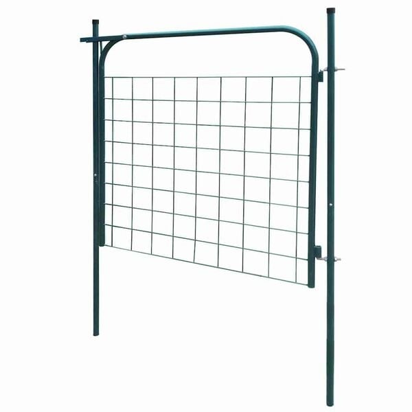 Vidaxl Gartentor 100x100 cm in Grün - Verzinkter Stahl - 34% Rabatt