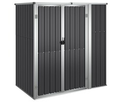 Vidaxl Gartenschuppen Anthrazit 161x89x161 cm - 35% Rabatt