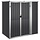 Gartenschuppen Anthrazit 161x89x161 cm - 35% Rabatt