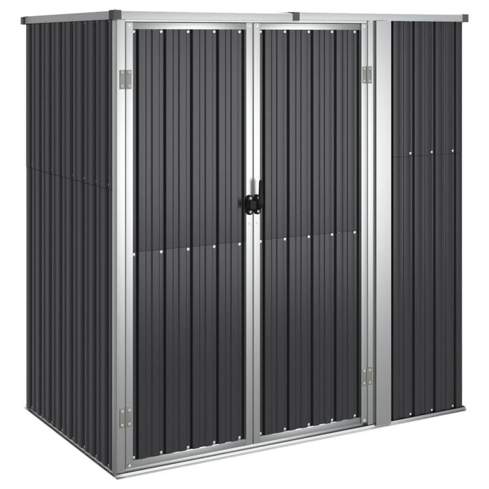 Vidaxl Gartenschuppen Anthrazit 161x89x161 cm - 35% Rabatt