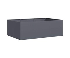 Vidaxl Stahl Hochbeet 120x80x40 cm Anthrazit - 34% Rabatt