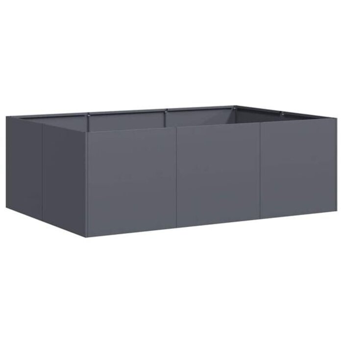 Vidaxl Stahl Hochbeet 120x80x40 cm Anthrazit - 34% Rabatt