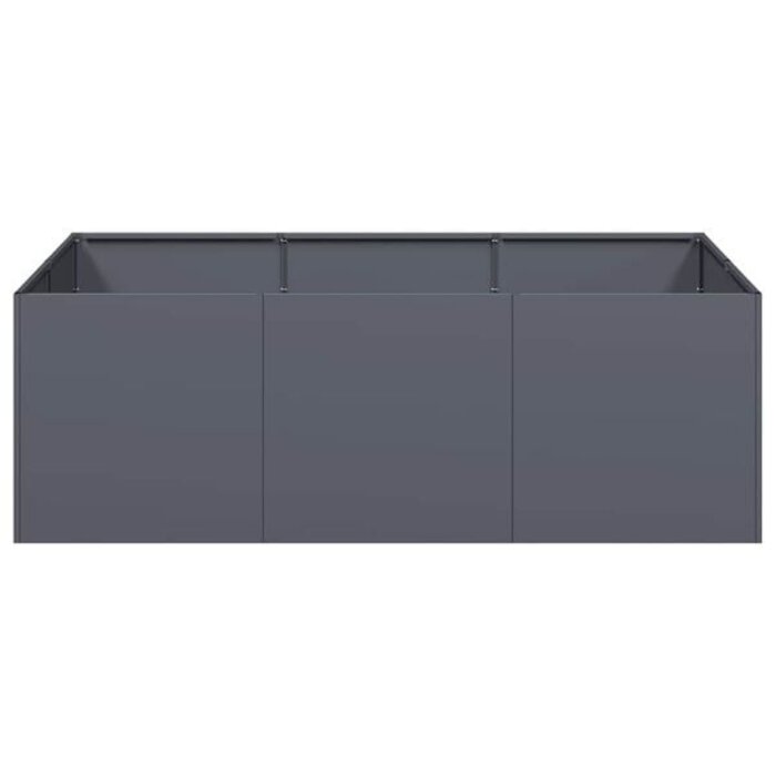 Vidaxl Stahl Hochbeet 120x80x40 cm Anthrazit - 34% Rabatt