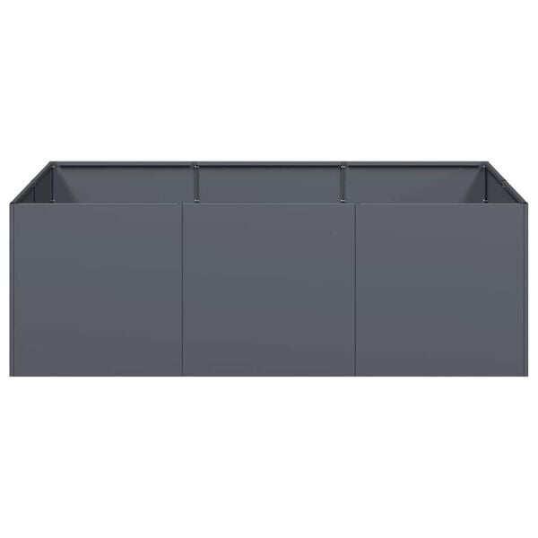 Vidaxl Stahl Hochbeet 120x80x40 cm Anthrazit - 34% Rabatt