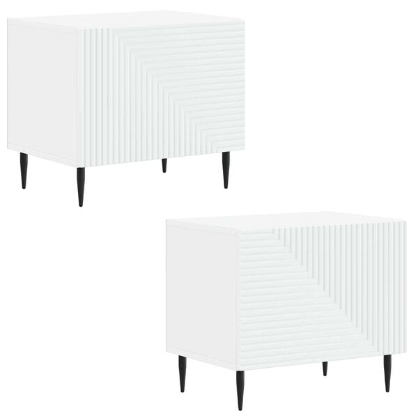 Vidaxl Modernes 2-teiliges TV-Schrank Set in Weiß - 34% Rabatt