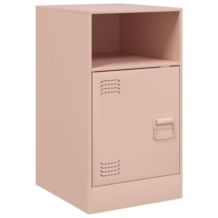 Vidaxl Design Nachttisch Stahl Rosa 34,5x39x62 cm - 34% Rabatt