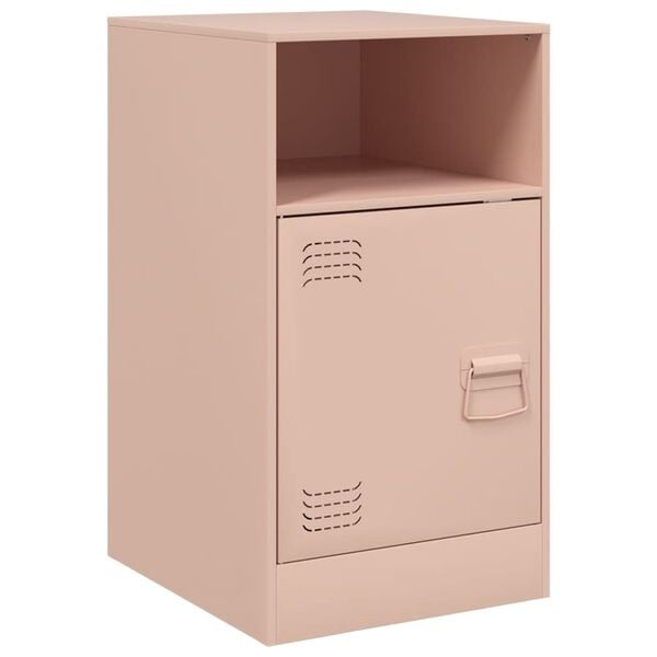 Vidaxl Design Nachttisch Stahl Rosa 34,5x39x62 cm - 34% Rabatt