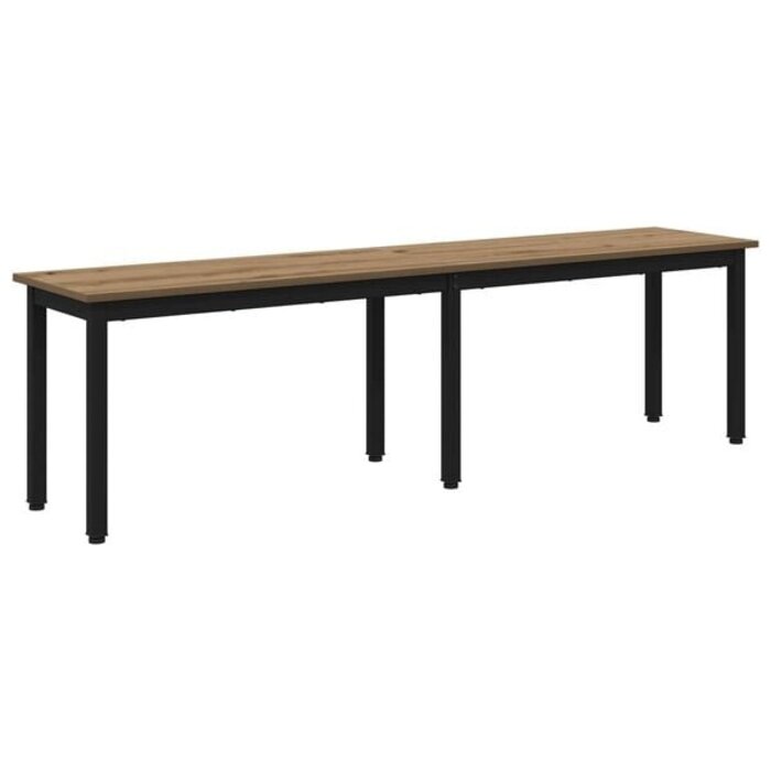Vidaxl Moderne Sitzbank in Handwerkseiche 160 cm - 34% Rabatt