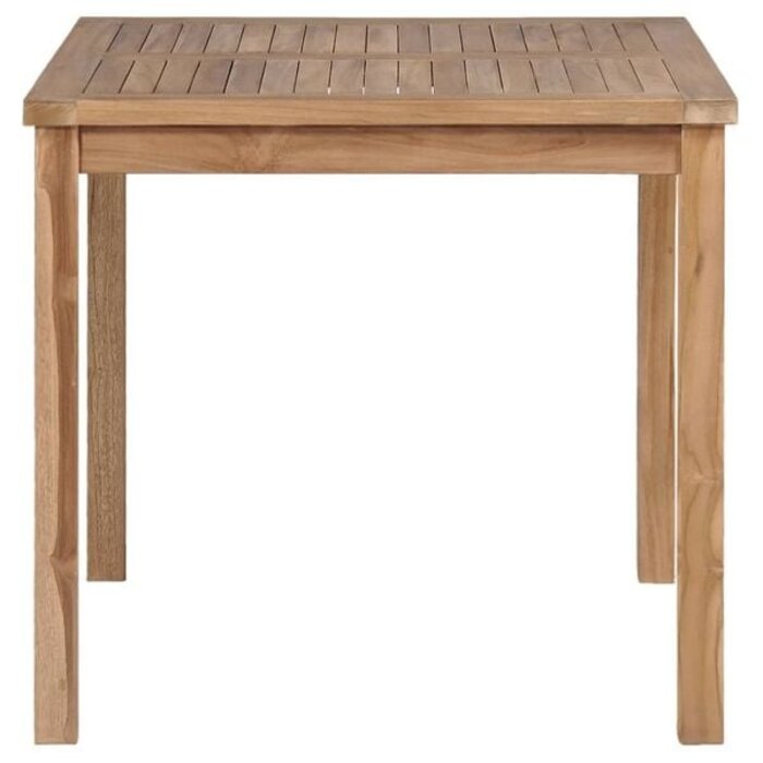 Vidaxl Gartentisch aus massivem Teakholz 80x80x77 cm - 35% Rabatt