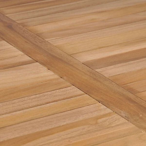 Vidaxl Gartentisch aus massivem Teakholz 80x80x77 cm - 35% Rabatt