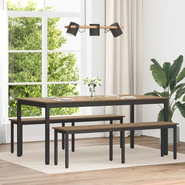 Vidaxl Sitzbank Handwerkseiche 160x35x45cm - 34% Rabatt - Ausgepackt
