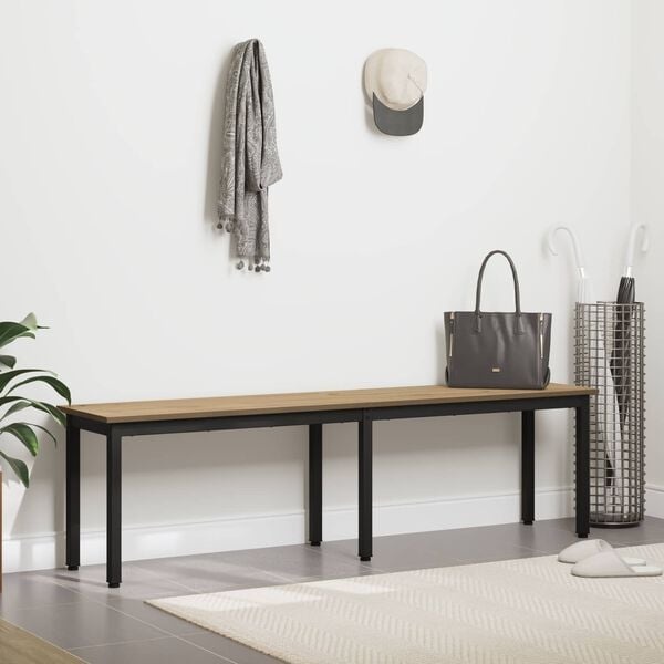 Vidaxl Sitzbank Handwerkseiche 160x35x45cm - 34% Rabatt - Ausgepackt