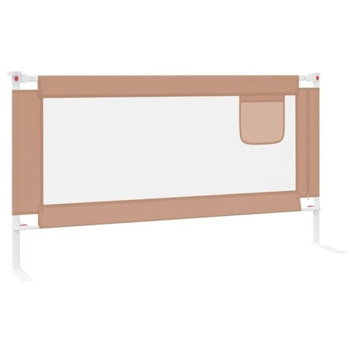 Vidaxl Bettgitter für Kleinkinder 160x25 cm, Taupe - 33% Rabatt