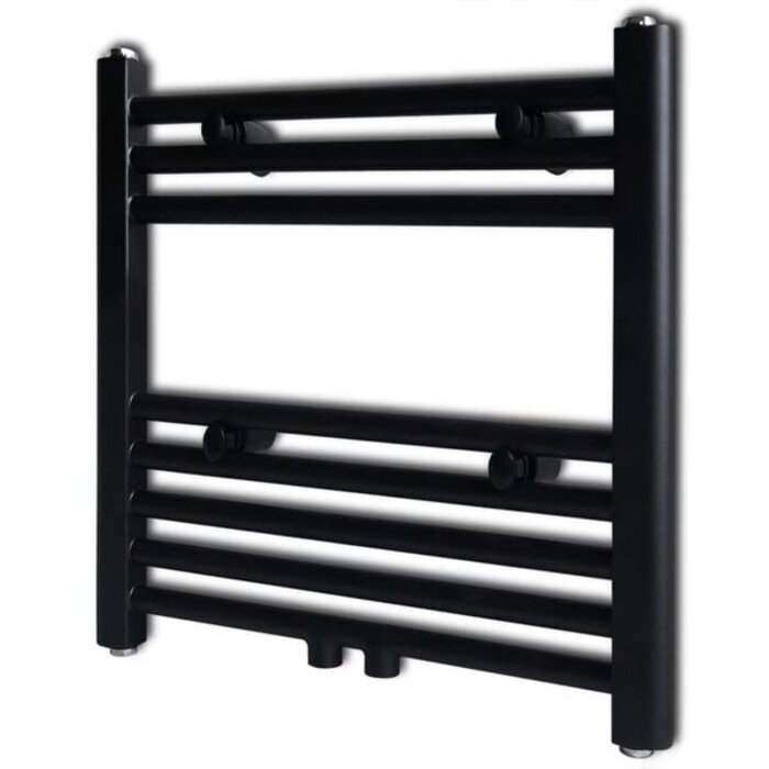 Vidaxl Design Handtuchheizkörper Schwarz 480x480mm - 34% Rabatt