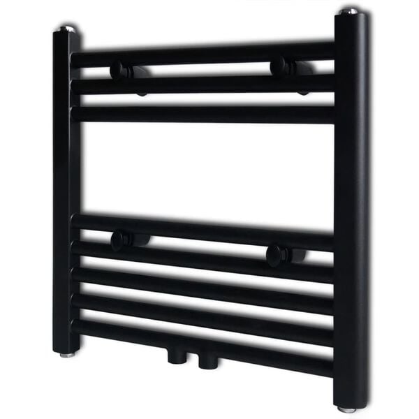 Vidaxl Design Handtuchheizkörper Schwarz 480x480mm - 34% Rabatt