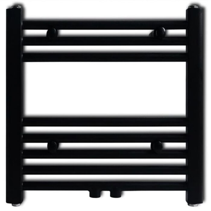 Vidaxl Design Handtuchheizkörper Schwarz 480x480mm - 34% Rabatt
