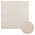 Outdoor-Teppich ZIZUR 120x120 cm Creme Jute-Optik - 32% Rabatt
