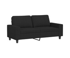 Vidaxl Modernes 2-Sitzer Sofa 140 cm in Schwarz - 41% Rabatt