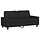 2-Sitzer Sofa 140 cm Schwarz - 35% Rabatt - Ausgepackt & Neuwertig