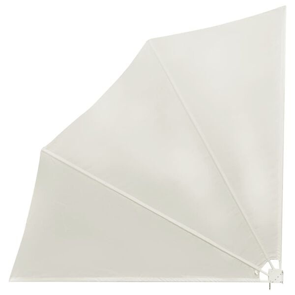 Vidaxl Klappbarer Balkonfächer 140x140 cm Crème - 31% Rabatt