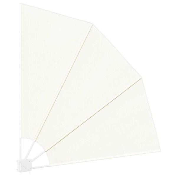 Vidaxl Klappbarer Balkonfächer 140x140 cm Crème - 31% Rabatt