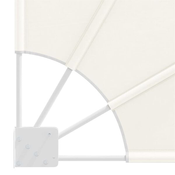 Vidaxl Klappbarer Balkonfächer 140x140 cm Crème - 31% Rabatt