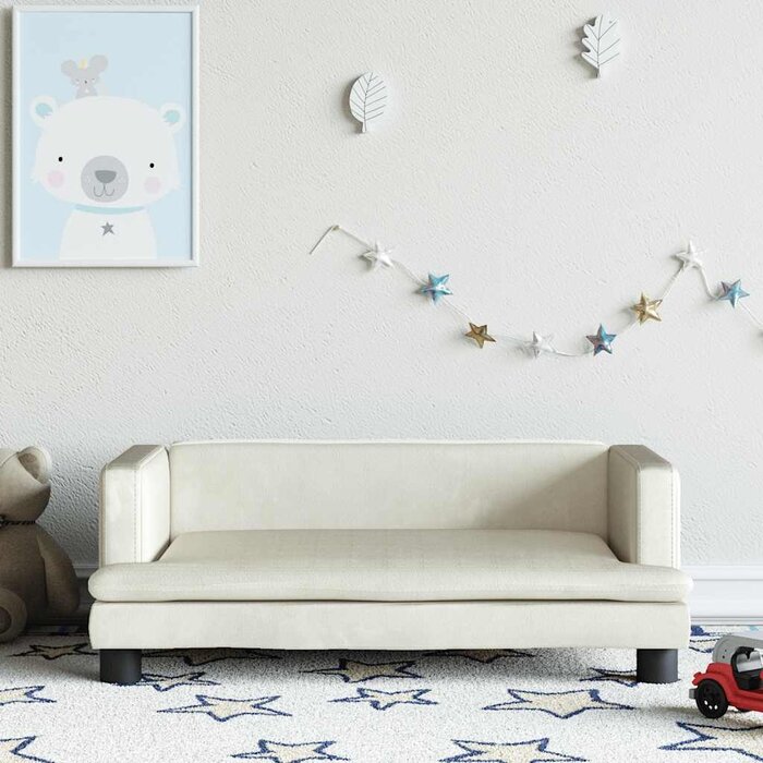 Vidaxl Kindersofa in Creme - 80x45x30 cm - 34% Rabatt - Ausgepackt